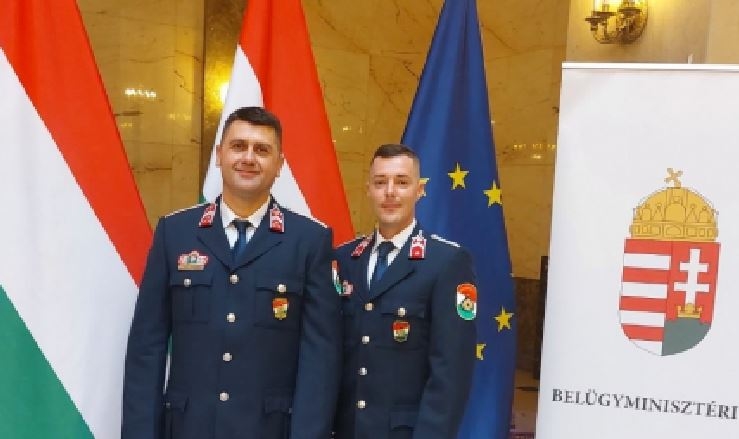 Bátorságért Érdemjelet kapott két nyíregyházi hivatásos tűzoltó