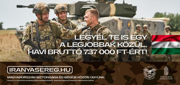 Komoly fizetéssel csábítanak katonának!