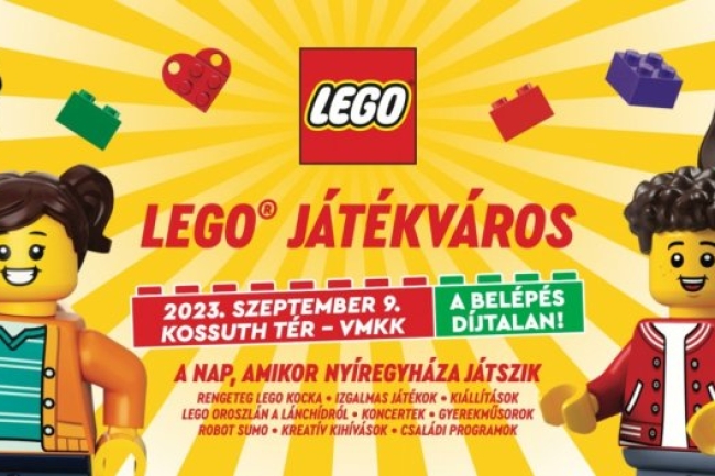 A Lánchíd oroszlánja Nyíregyházán - Lego Játékváros