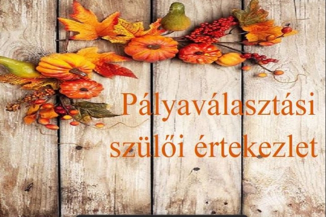 Nyolcadikosok figyelem! - Pályaválasztási szülői értekezletet tartanak a Vasváriban