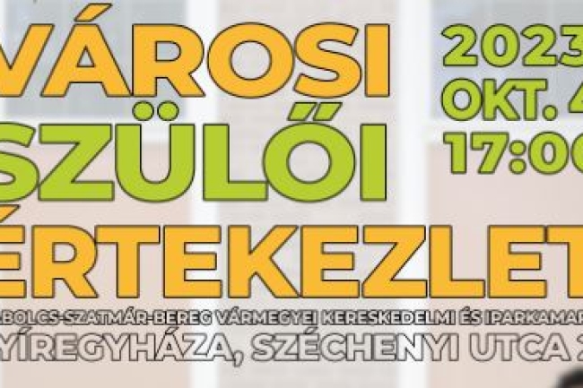 Városi Szülői Értekezlet