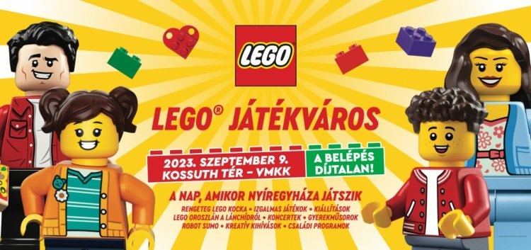 A Lánchíd oroszlánja Nyíregyházán - Lego Játékváros