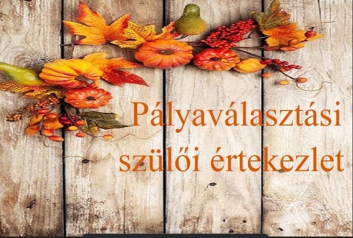 Nyolcadikosok figyelem! - Pályaválasztási szülői értekezletet tartanak a Vasváriban