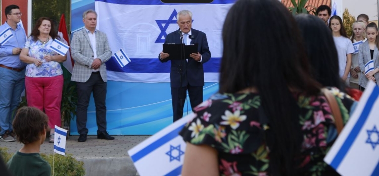 Izrael melletti szimpátiatüntetést tartottak Nyíregyházán