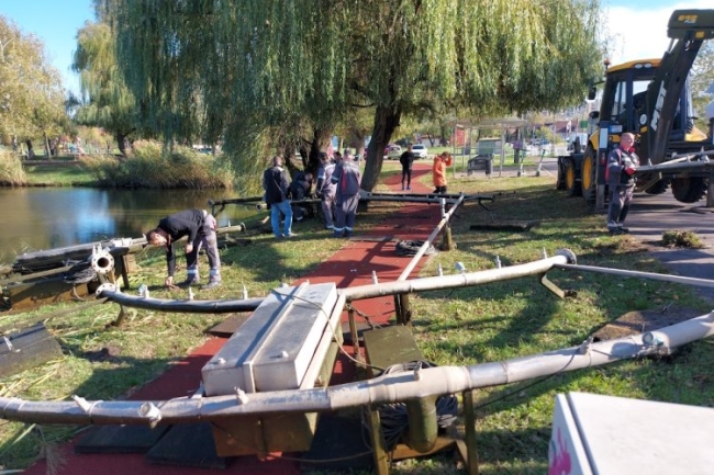 A NYÍRVV szakemberei kiemelték a Bujtosi-tó úszó szökőkútját
