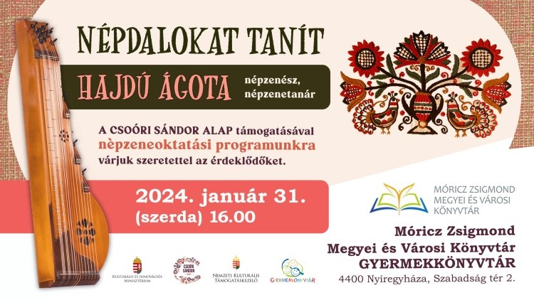 Tanuljunk népdalokat Hajdú Ágotával!