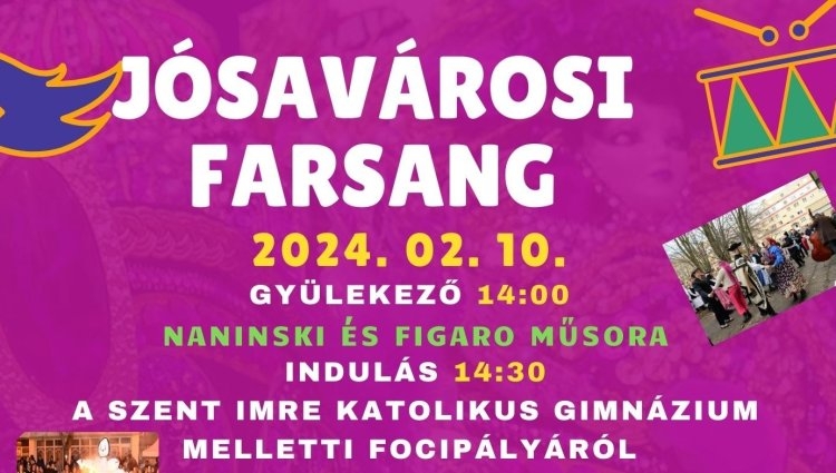 Fergeteges farsangra készülnek Józsavárosban