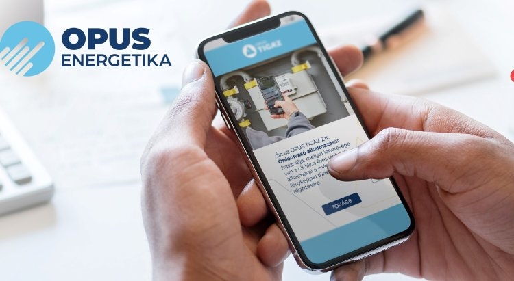 Önleolvasó mobilapplikáció az OPUS TIGÁZ-nál