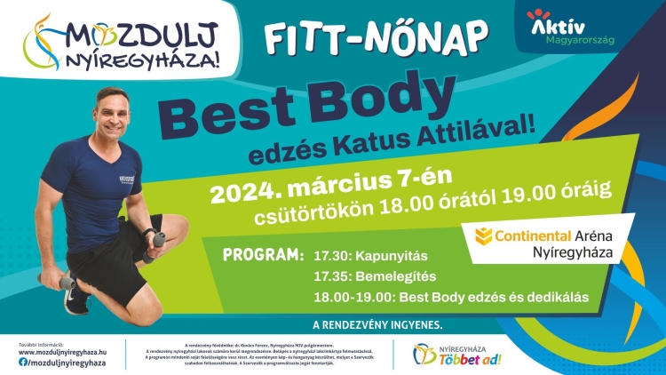 „Fitt- Nőnap” Katus Attilával