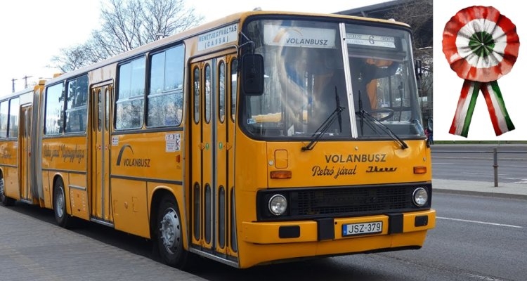 Retro busszal is közlekedhetünk a nemzeti ünnepen