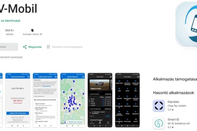 NAV-Mobil: ellenőrizze egyszerűen adószámláját a telefonján!