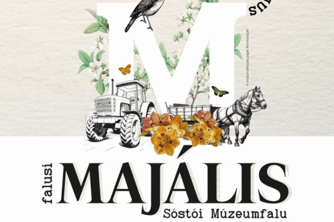 Zene, színház, traktoros felvonulás, Kelet Brass Band,ez lesz ám a falusi majális a múzeumfaluban!