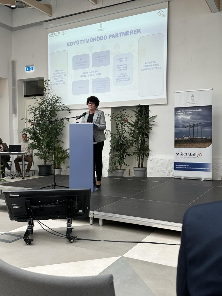 Svájci Alap szakképzési program nyitó konferencia Vácott