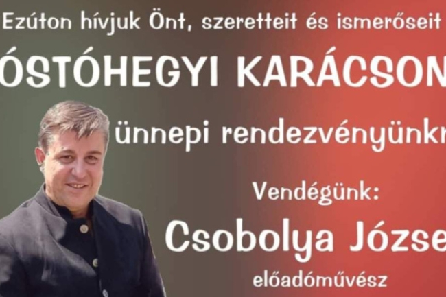 Sóstóhegyi karácsony – Neves tenor látogat a sóstóhegyi katolikus templomba