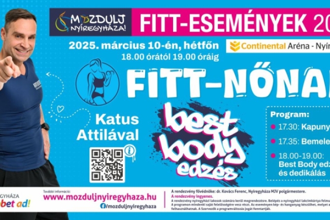 Hétfőn jön Katus Attila, és megmozgatja a nyíregyháziakat!