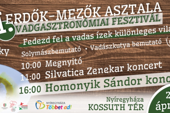 Vadgasztronómiai fesztivál - Mi szem, szájnak ingere, már másodszor