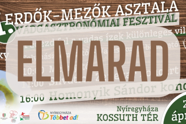 Nemzeti gyásznap – Elmarad a Vadgasztronómiai Fesztivál