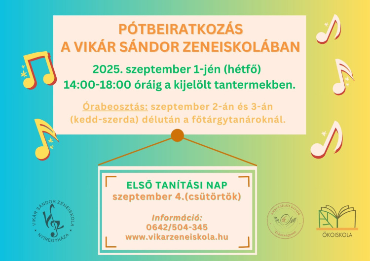 Vikár hírek: Mutatjuk a pótbeiratkozás időpontjait