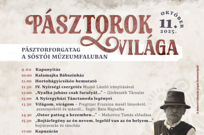 Pásztorforgatagra készülnek a Sóstói Múzeumfaluban