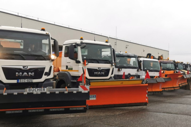 Felkészült a télre a NYÍRVV – 37 jármű áll szolgálatba a hó és síkosság ellen