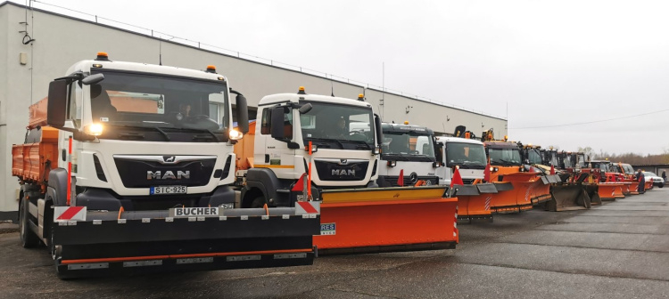 Felkészült a télre a NYÍRVV – 37 jármű áll szolgálatba a hó és síkosság ellen