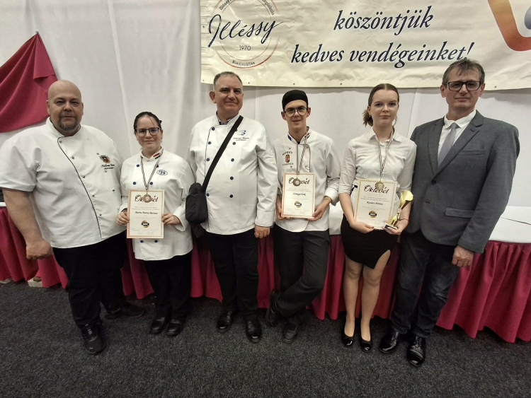 Gasztro Kupa aranyérem: Sikerrel zárult a Sipkay Barna Technikum szereplése Kisújszálláson