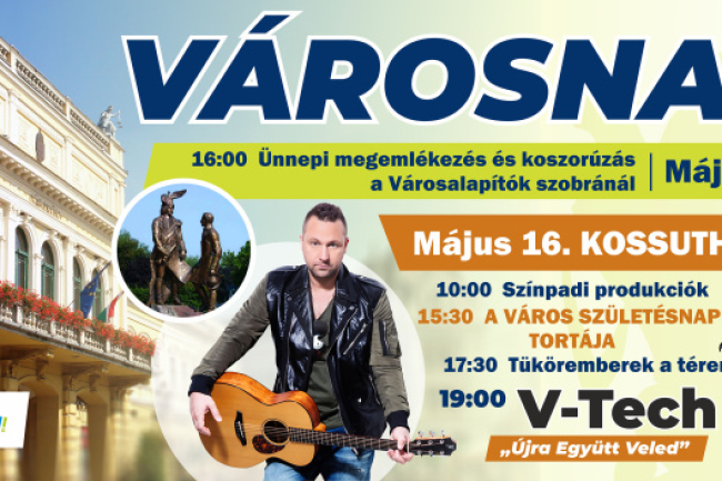 Városnap Nyíregyházán – ünnepi programokkal és koncerttel készül a város
