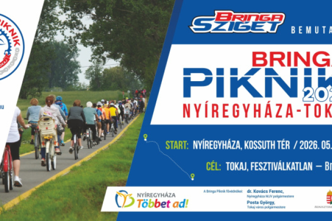 Újra két keréken kötik össze Nyíregyházát és Tokajt – érkezik a Bringa Piknik 2026