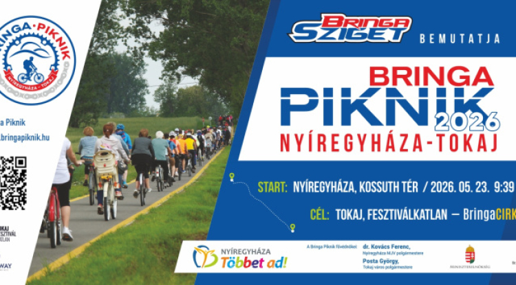 Újra két keréken kötik össze Nyíregyházát és Tokajt – érkezik a Bringa Piknik 2026