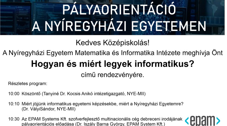 A mesterséges intelligencia és a programozás világába nyerhetnek betekintést a diákok Nyíregyházán