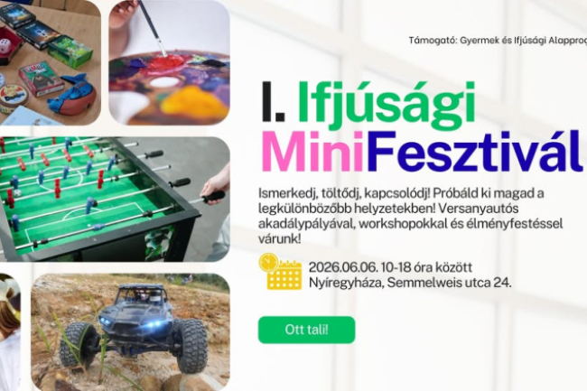 Fiatal vállalkozókkal, VR-élményekkel és workshopokkal folytatódik az Ifjúsági MiniFesztivál