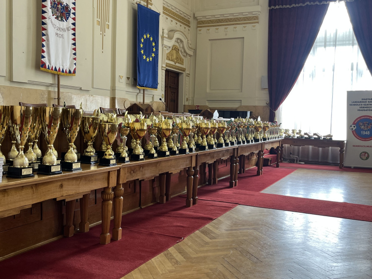 Díjátadó - jutalmazták a megyei bajnokság legjobbjait