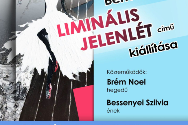 Liminális jelenlét – Békési Bernadett kiállítása nyílt meg a könyvtárban