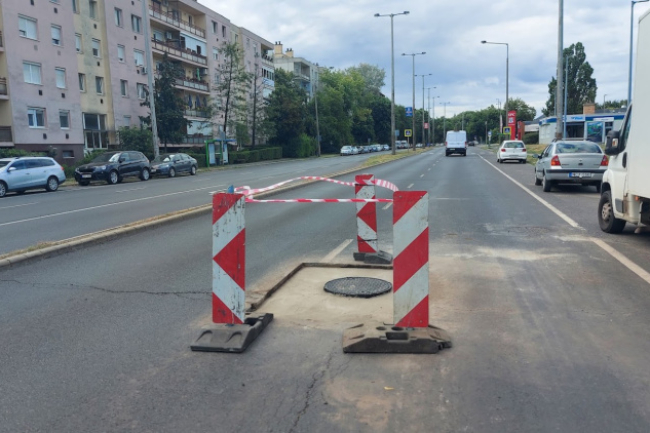 Útjavítás a Kert utcában – Ideiglenes forgalomkorlátozásra kell számítani