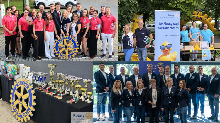 A szolgálat éve – Közösséget épített, fiatalokat támogatott a Rotary Club Nyírség